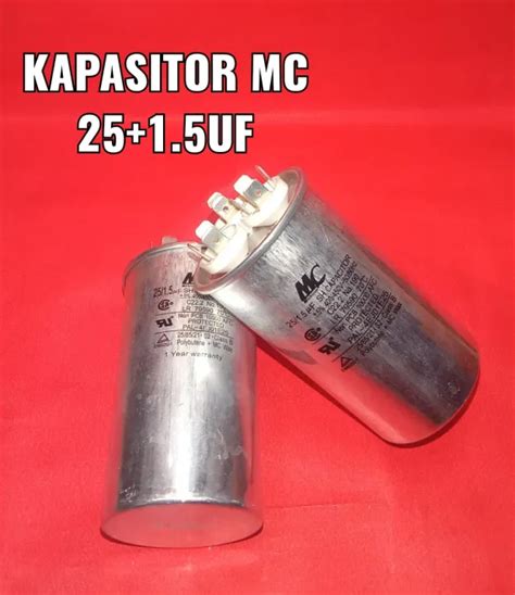 Kapasitor Capasitor Double Kompresor Ac Lg Pk Mc Mf Uf