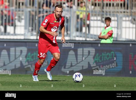 Carlos Augusto of Ac Monza controls the ball during the Serie A match ...