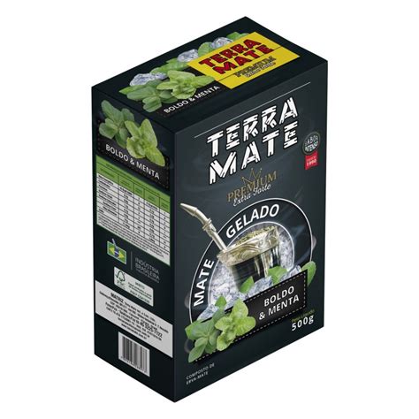 Erva Para Terere Sabor Intenso Boldo Com Menta Terra Mate Premium