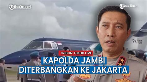 Kapolda Jambi Diterbangkan Ke Jakarta Untuk Jalani Perawatan Di Rs