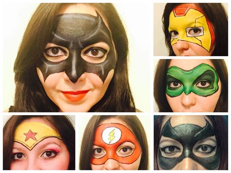 Face Painting Designs Face Painting Superhero Masks