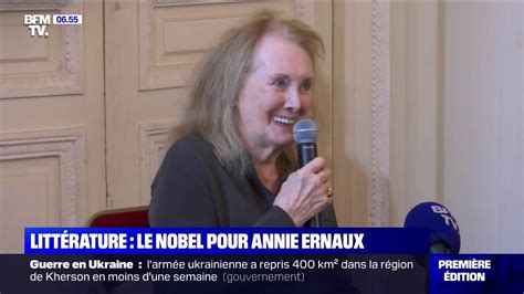 Annie Ernaux première écrivaine française à recevoir le prix Nobel de