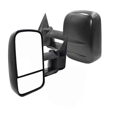 Buy Aerdm New Pair Towing Mirrors Manual Operated Textured Black