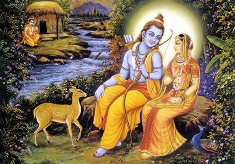 Rama And Sita In The Forest