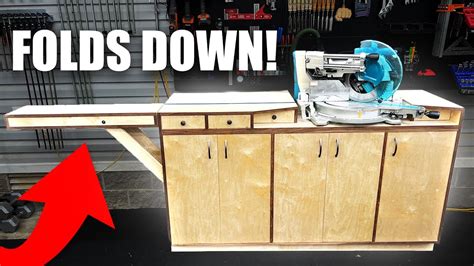 Maximizing Space How To Build A Compact Miter Saw Station For Small