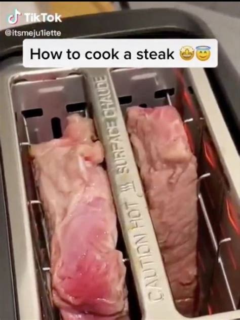 Woman Reveals Disturbing Way She Cooks Steak In Toaster News Au