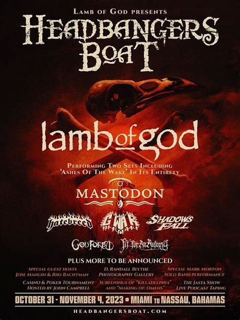 Headbangers Boat Cruise 2023: Tickets, where to buy, Lineup, dates and more