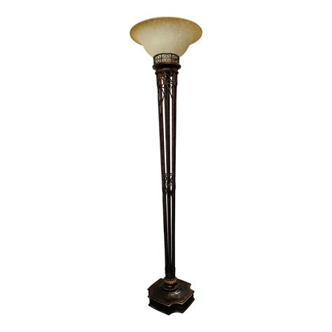 Late 20th Century Opera Style Floor Torchiere Lamp Chairish