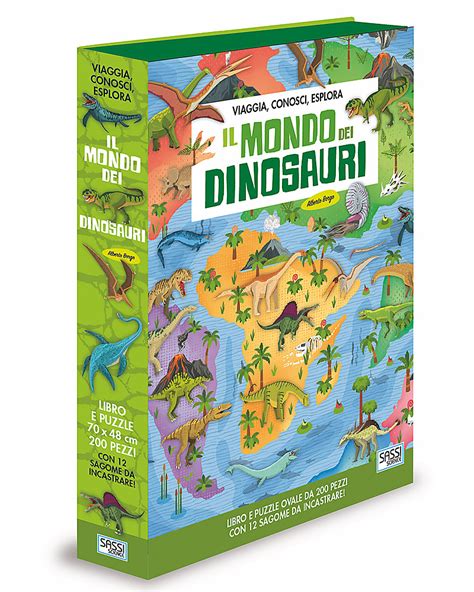 Sassi Junior Puzzle Gigante Libro Il Mondo Dei Dinosauri Da Anni