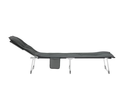 Chaise Longue Pliable Anthracite Tissu Chaise Longue Transat BUT