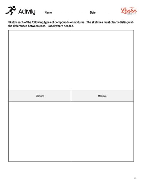 Compounds And Mixtures Worksheets Library