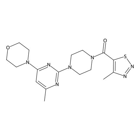 Buy Methyl Thiadiazol Yl Methyl Morpholinopyrimidin