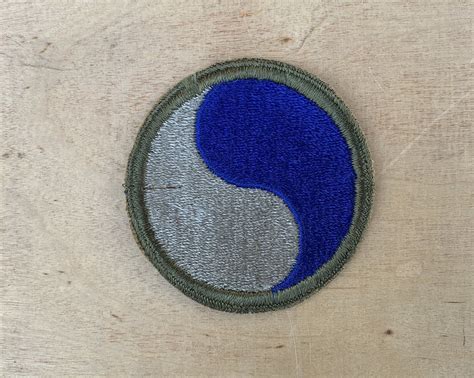 Ww2 Us Army 29th Infantry Division Patch 5 Desi Flickr