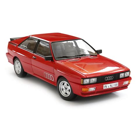 Audi Quattro Modellauto Miniatur Modell Venusrot A