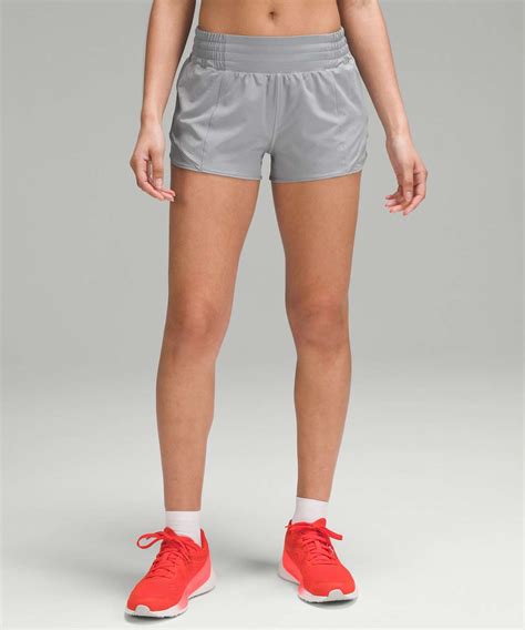 Lululemon Hotty Hot High Rise Lined Short 2 5 Rhino Grey Lulu Fanatics