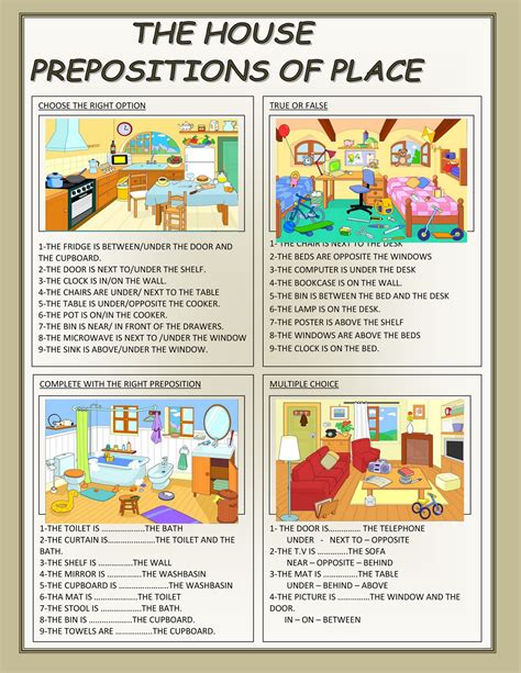 Lainic International Ltd The House Prepositions Of Place Fun