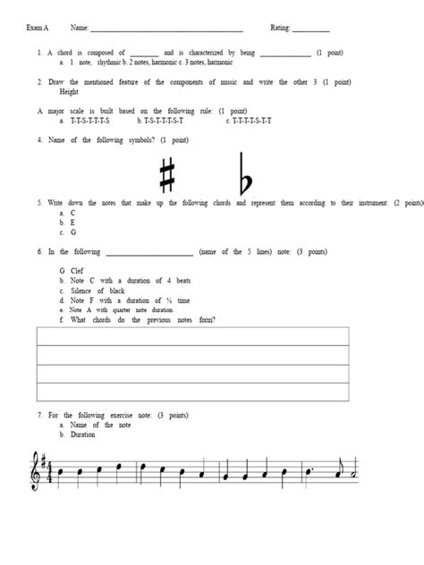 Music Theory Questions And Answers