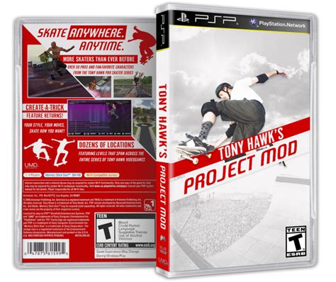 Tony Hawk S Project Mod Psp Box Art Cover By Brettska