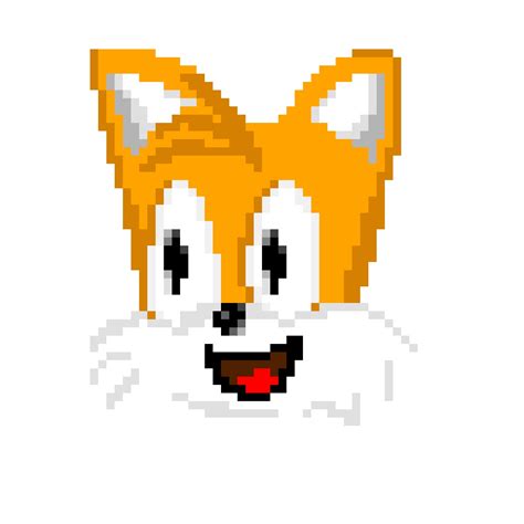 Tails Pixel Art Grid