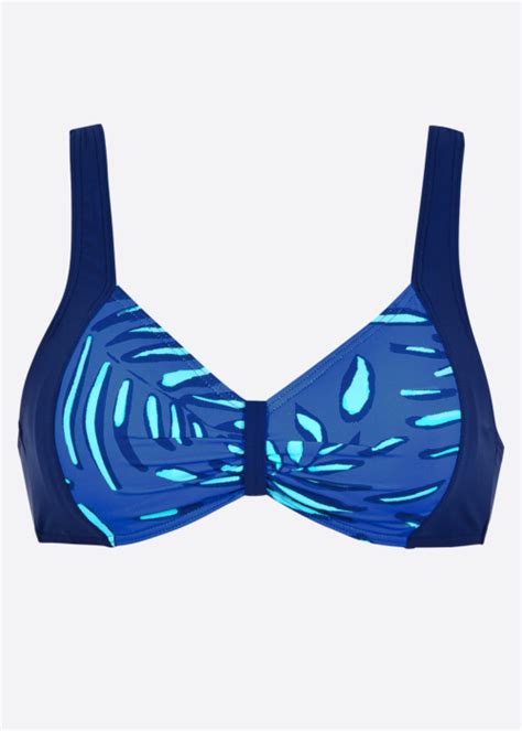 Naturana bikini krūšturis Tumši zila Navy WEEKEND