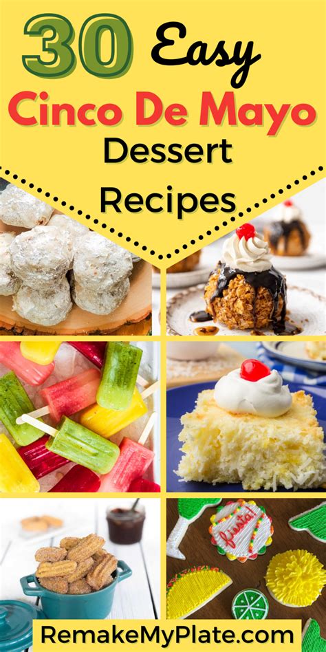 Easy Cinco De Mayo Dessert Recipes To Make In Mexican Dessert