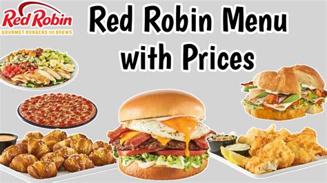 Red Robin Menu with Prices 2025 USA [UPDATED]