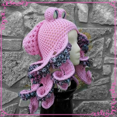 Crochet Pattern Octopus Hat