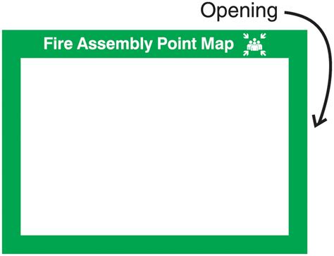 Fire Assembly Point Updateable Map Holder | Seton UK