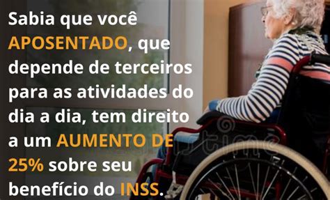 Sabia que você aposentado que depende de terceiros para as atividades