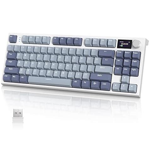 K86 Wireless Mechanical Gaming Keyboard Hot Swappable TKL RGB Backlit Programmable TFT Smart