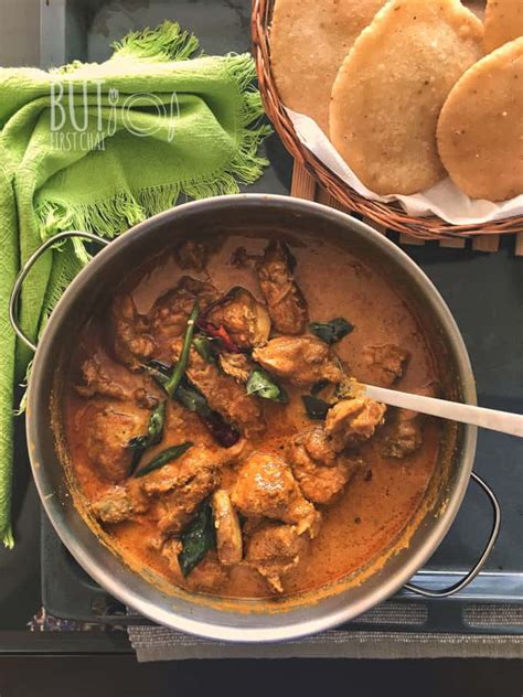 Varutharacha Malabar Chicken Curry Chicken Curry With Roasted Coconut Sauce