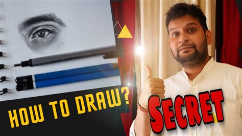 How To Draw Male Eye And Step By Step Eye Drawing Practical Youtube