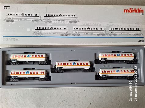 Märklin HO Coffret de 5 wagons citernes Gaz selon photos Kaufen auf