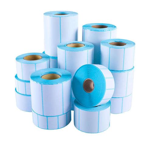 Heat Transfer Thermal Barcode Labels Direct Thermal Sticker Paper Roll