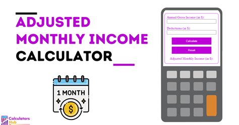 Calculadora De Ingresos Mensuales Ajustados