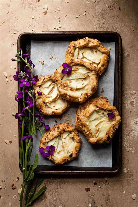 Mini Apple Galettes Filled With Almond Fragipane And Apples