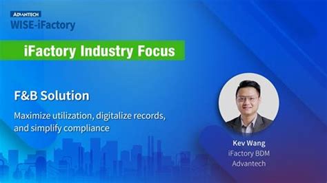 Wise Ifactory Industry Focus 6 Fandb Solution Maximize Utilization