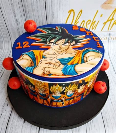 PASTEL DRAGON BALL Z Torta De Goku Pasteles De Goku Fiesta De Goku