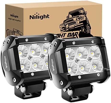 Amazon Nilight Zh Inch W Spot Flood Combo Off Road Led