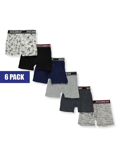 Rocawear Boys 6 Pack Boxer Briefs