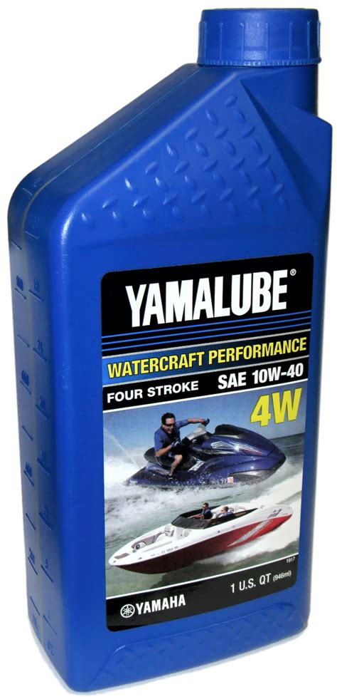 Yamaha Yamalube 10W 40 Mineral 4W 4 Stroke Watercraft Engine Oil One