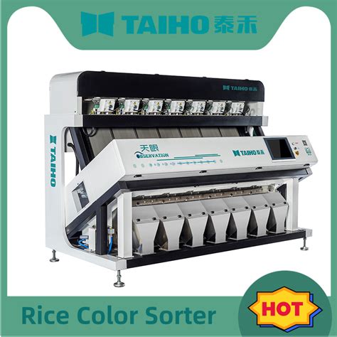 Taiho Grain Color Food Machinery Rice Milling Colour Sorter Machine In