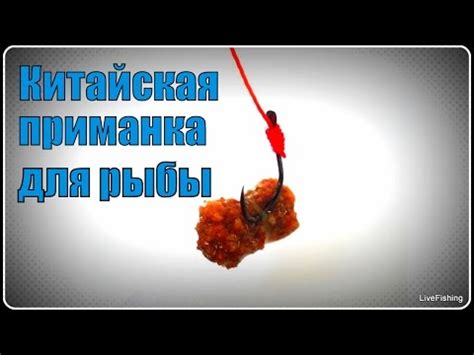 Китайская приманка для рыбы - YouTube