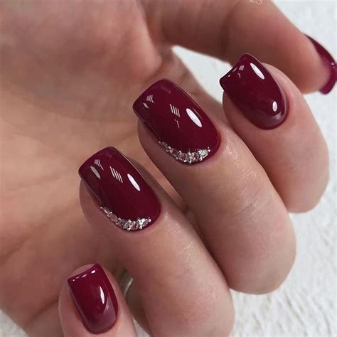 Лучшие идеи маникюра Фото OK RU Red gel nails Short acrylic