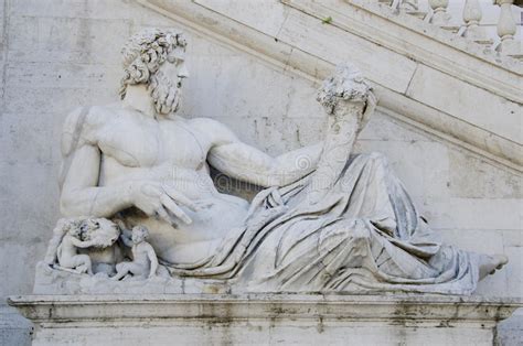 Ancient Neptune Statue Capitoline Museum Rome Editorial Photo Image