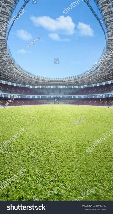 Grass Inside Football Stadium Stock Photo 2226980359 | Shutterstock