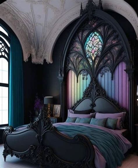 teeVillain on Instagram: "Behold, the gothic bedroom, a bastion of ...