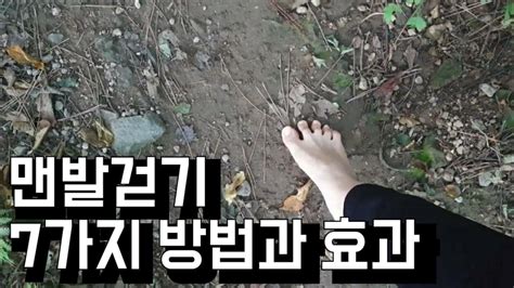 맨발걷기 7가지 방법과 효과 산책169일차 Youtube