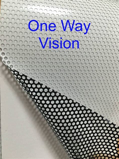 One Way Vision Sticker Perforated Vinyl 12s 120GSM Paper For Digital