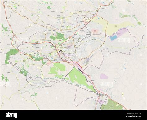 Nairobi, county of Kenya. Open Street Map Stock Photo - Alamy